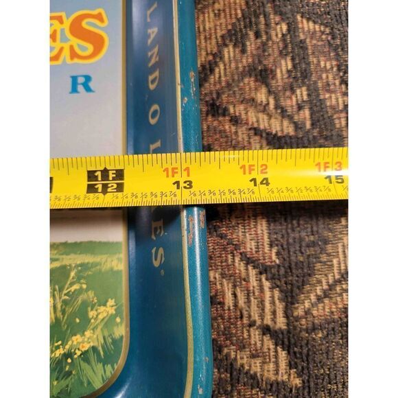 Vintage Retired Logo Land O' Lakes Serving Tray - Picture 7 of 9